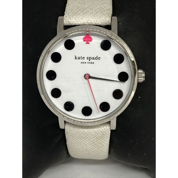Kate Spade 0775 Women\'s White Leather White Analog Dial Quartz Wrist Watch XX887 main image 9